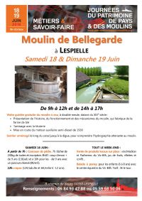 Journée des moulins, promenades poneys, concours de pêche. Du 17 au 18 juin 2017 à Lespielle. Pyrenees-Atlantiques.  09H00